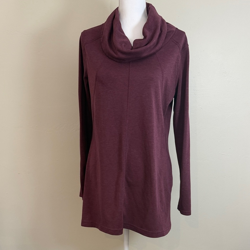 Aventura Women's Large Tunic Cowl Neck Top